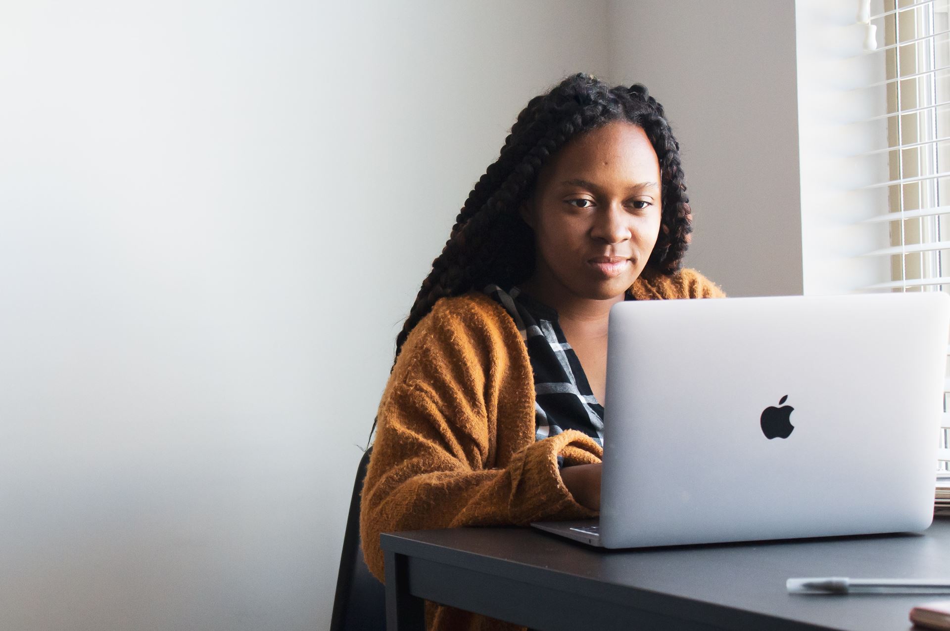 person using a laptop